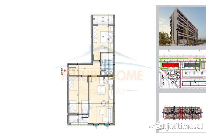 Shtepi ne shitje 2+1 ne Tirane - 103,000 Euro