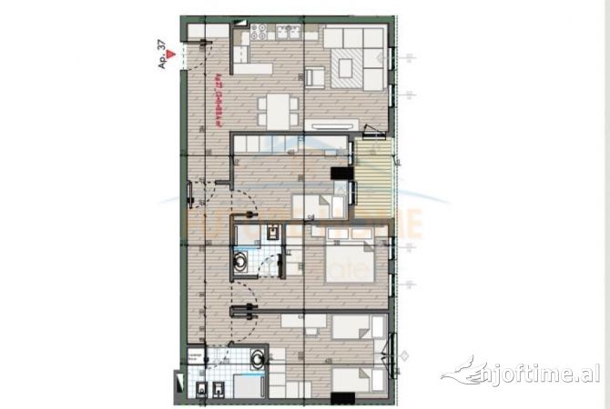 Shtepi ne shitje 2+1 ne Tirane - 122,630 Euro