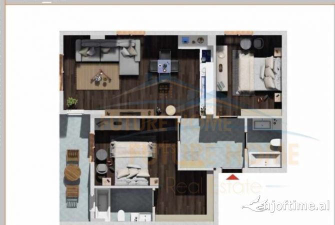 Shtepi ne shitje 2+1 ne Tirane - 86,024 Euro