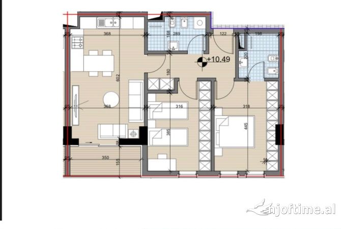 Shtepi ne shitje 2+1 ne Tirane - 100,490 Euro