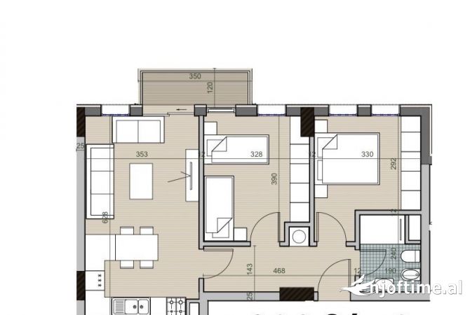 Shtepi ne shitje 2+1 ne Tirane - 78,800 Euro