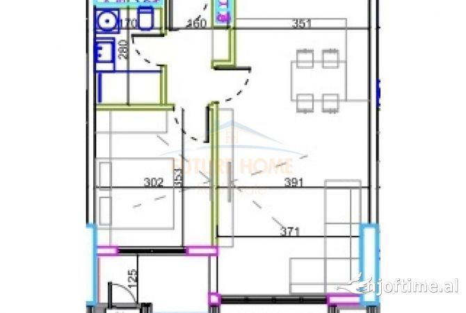 Shtepi ne shitje 1+1 ne Tirane - 192,500 Euro