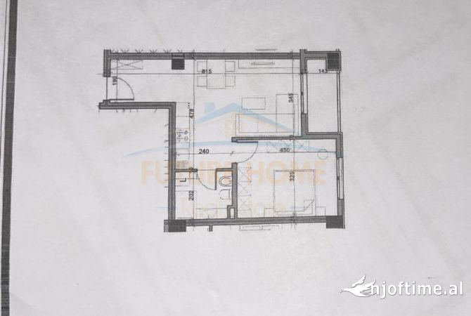 Shtepi ne shitje Apartament ne Tirane, 1+1, Mobilimi Bosh, pa mobiluar, Pagesa 69,400  Euro.