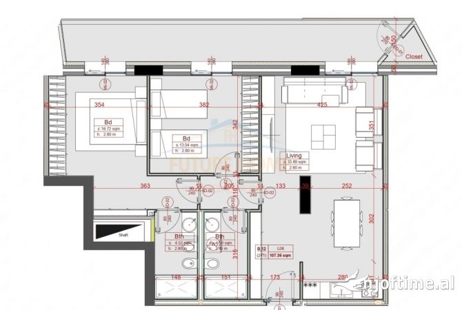 Shtepi ne shitje 2+1 ne Tirane - 412,000 Euro
