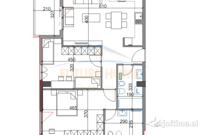 Shtepi ne shitje 2+1 ne Tirane - 184,800 Euro