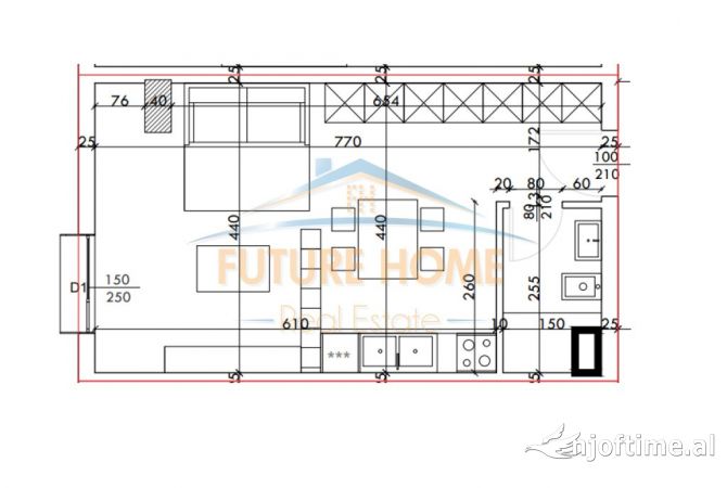 Shtepi ne shitje Garsoniere ne Tirane - 83,500 Euro