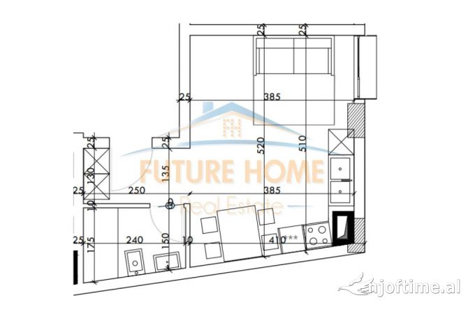 Shtepi ne shitje Garsoniere ne Tirane - 72,500 Euro