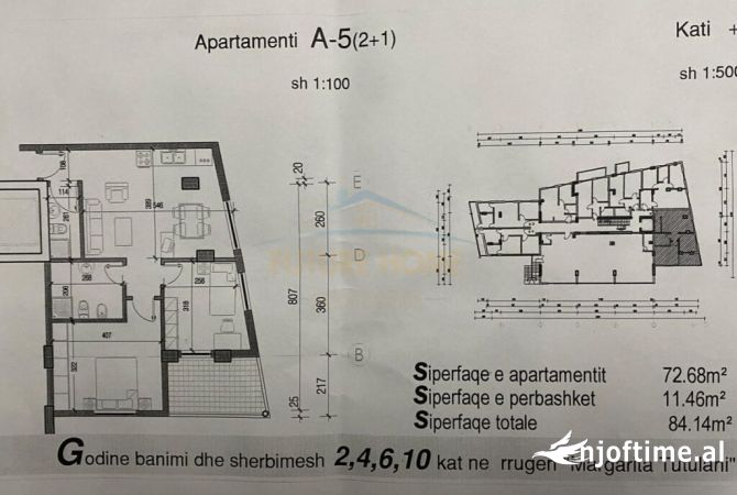 Shtepi ne shitje 2+1 ne Tirane - 200,000 Euro