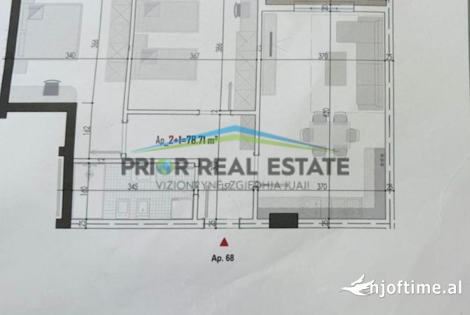 Shtepi ne shitje Apartament ne Tirane, 2+1, Mobilimi Bosh, pa mobiluar, Pagesa 113,138  Euro.
