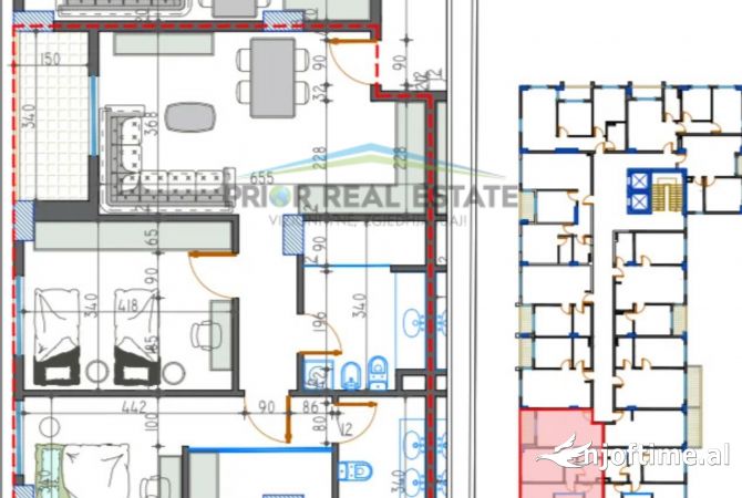 Shtepi ne shitje 2+1 ne Tirane - 123,000 Euro