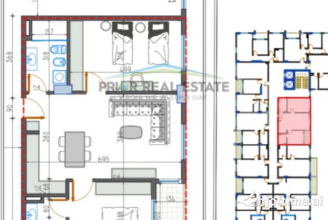 Shtepi ne shitje 2+1 ne Tirane - 103,500 Euro