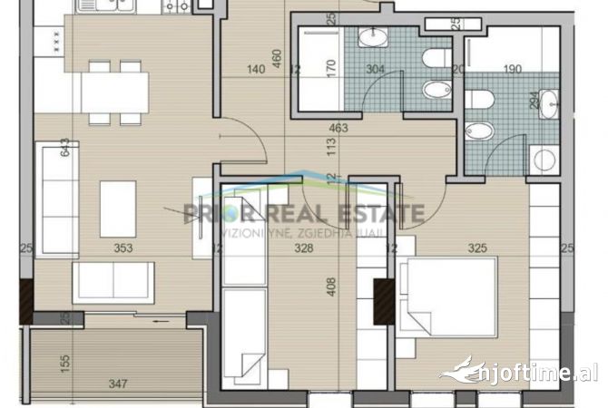 Casa in vendita 2+1 a Tirana - 102,900 Euro