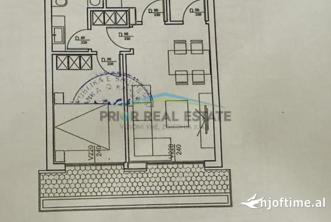 Shtepi ne shitje Apartament ne Tirane, 1+1, Mobilimi Bosh, pa mobiluar, Pagesa 195,000  Euro.