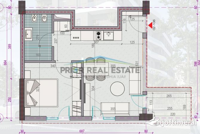 Shtepi ne shitje 1+1 ne Durres - 73,989 Euro
