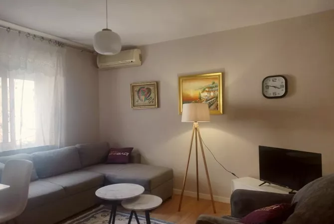 Shtepi me qera Apartament ne Tirane, 1+1, Mobilimi E mobiluar, Pagesa 550  Euro.