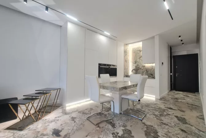 Shtepi me qera Apartament ne Tirane, 1+1, Mobilimi E mobiluar, Pagesa 1,200  Euro.