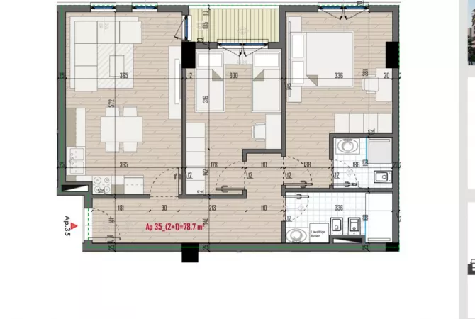 Shtepi ne shitje 2+1 ne Tirane - 97,000 Euro