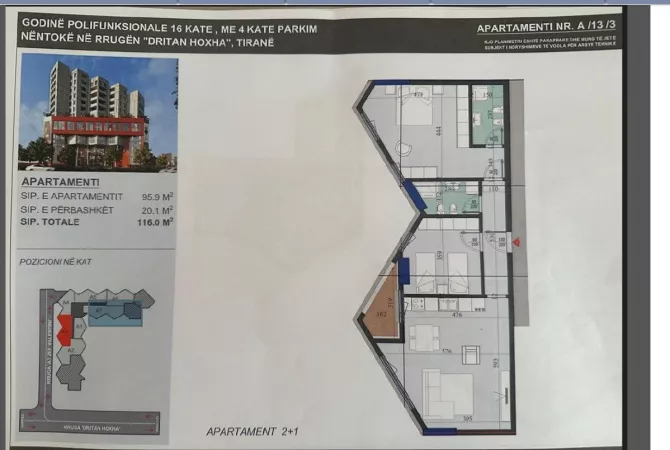 Casa in vendita 2+1 a Tirana - 19,700,000 Leke
