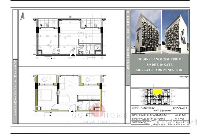Shtepi ne shitje 1+1 ne Tirane - 110,000 Euro