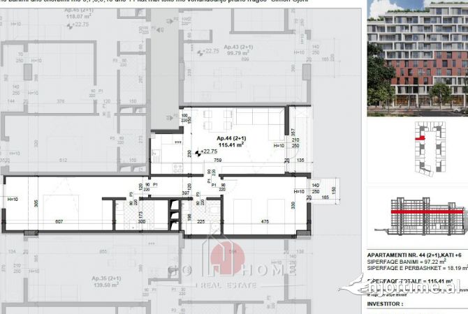 Shtepi ne shitje Apartament ne Tirane, 2+1, Mobilimi Bosh, pa mobiluar, Pagesa 150,000  Euro.