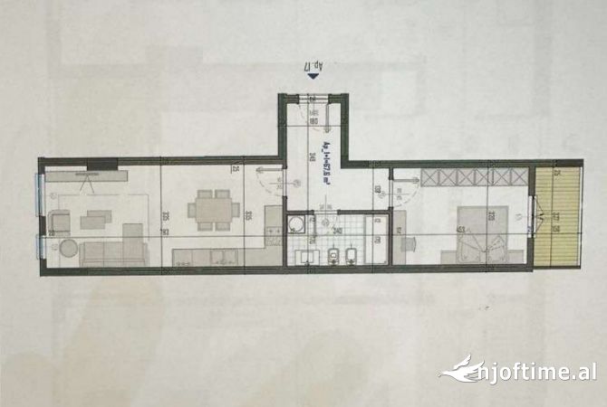 Shtepi ne shitje 1+1 ne Tirane - 66,300 Euro