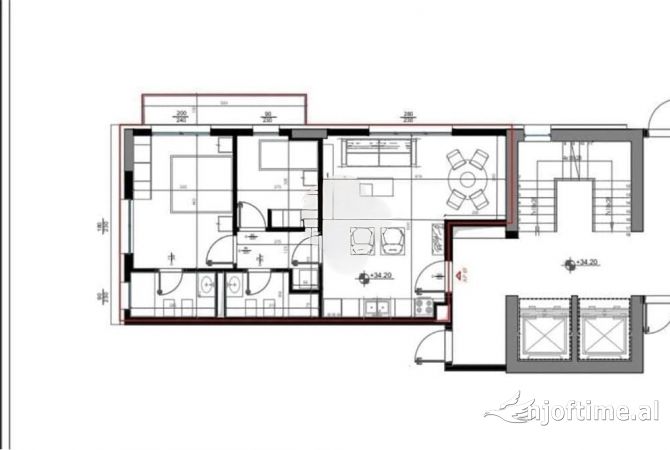 Shtepi ne shitje 2+1 ne Tirane - 155,000 Euro