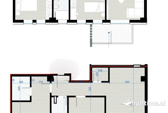 Shtepi ne shitje 2+1 ne Tirane - 144,200 Euro