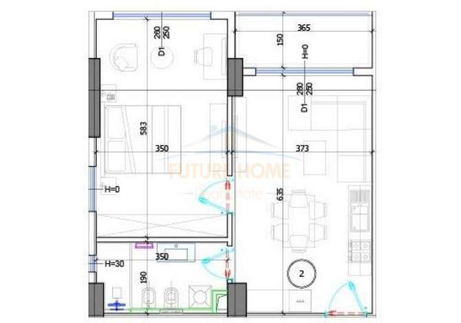 Shtepi ne shitje 1+1 ne Durres - 90,000 Euro