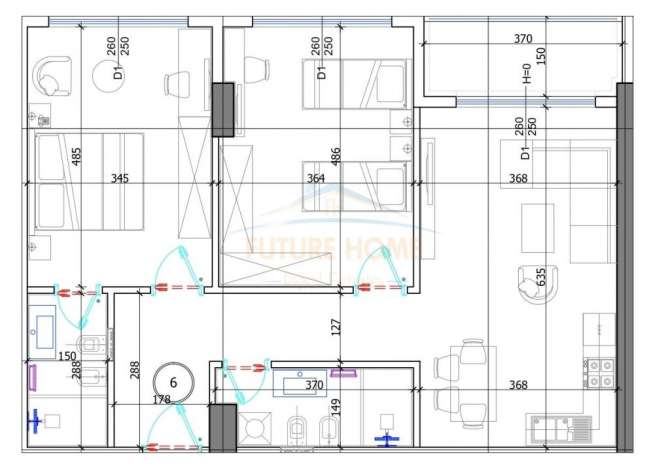 Shtepi ne shitje 2+1 ne Durres - 134,000 Euro