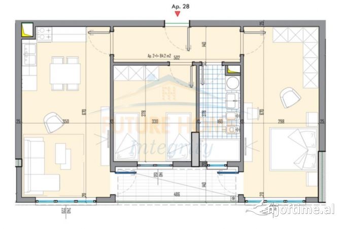 Shtepi ne shitje 2+1 ne Tirane - 96,600 Euro