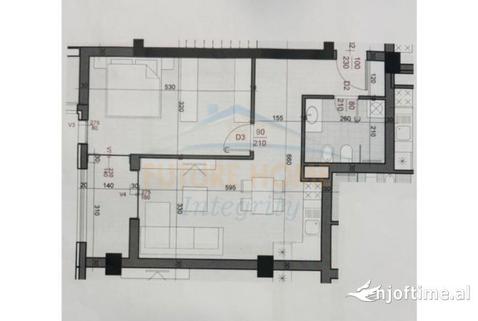 Casa in vendita 1+1 a Tirana - 125,600 Euro