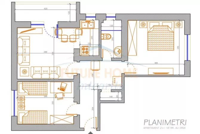 Casa in vendita 2+1 a Tirana - 127,000 Euro