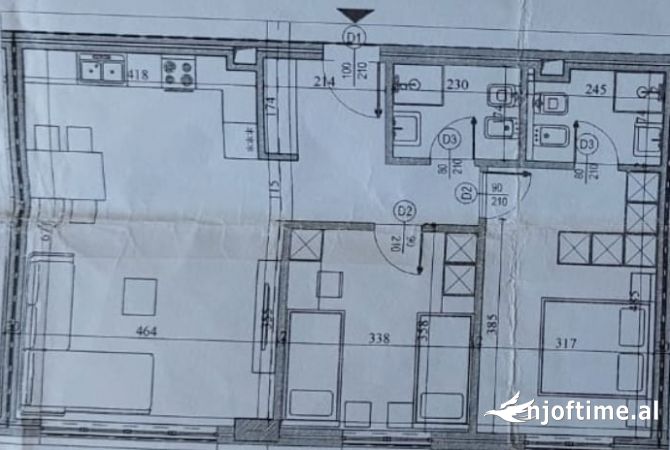 Shtepi ne shitje 2+1 ne Tirane - 170,000 Euro