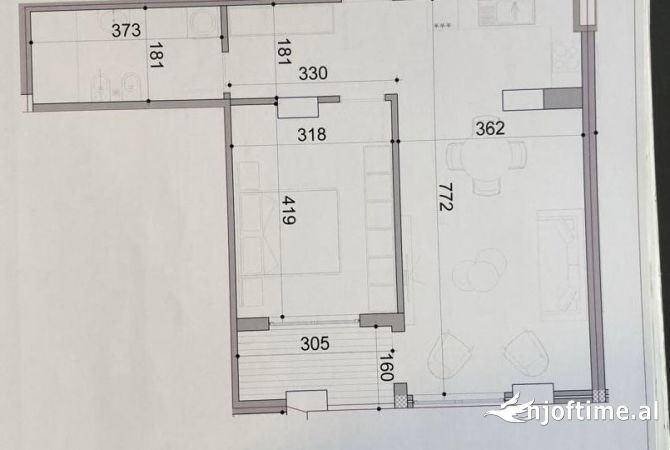 Shtepi ne shitje 1+1 ne Tirane - 115,500 Euro