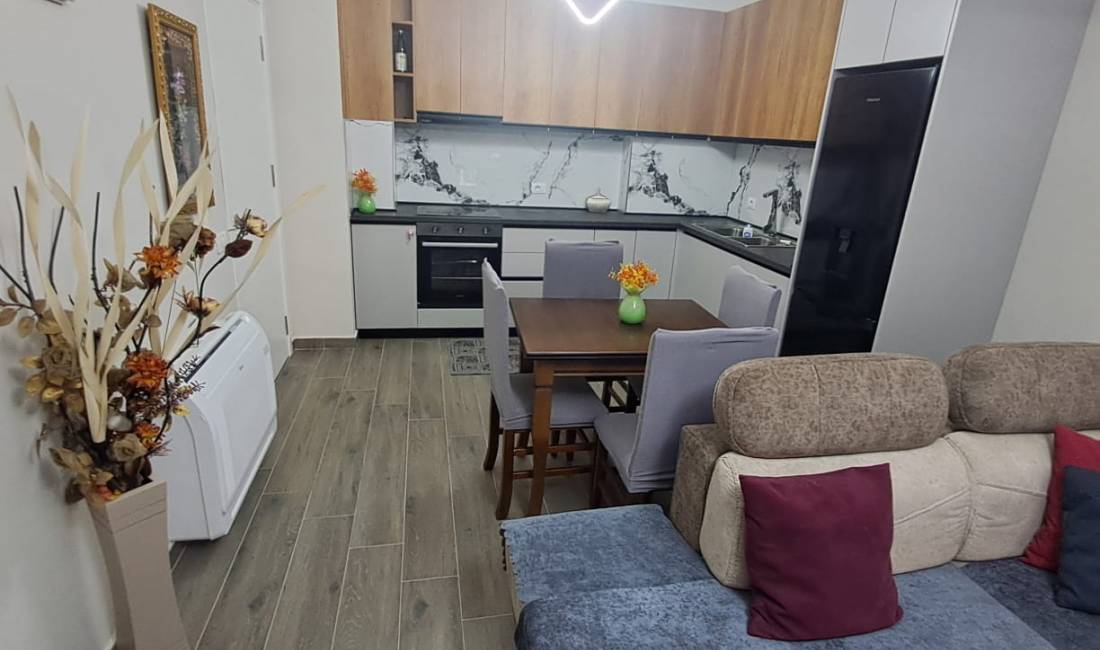 Shtepi me qera Apartament ne Tirane, 1+1, Mobilimi Pjeserisht e mobiluar, Pagesa 450  Euro.