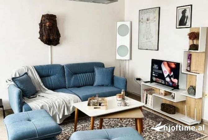 Shtepi me qera Apartament ne Tirane, 1+1, Mobilimi E mobiluar, Pagesa 600  Euro.