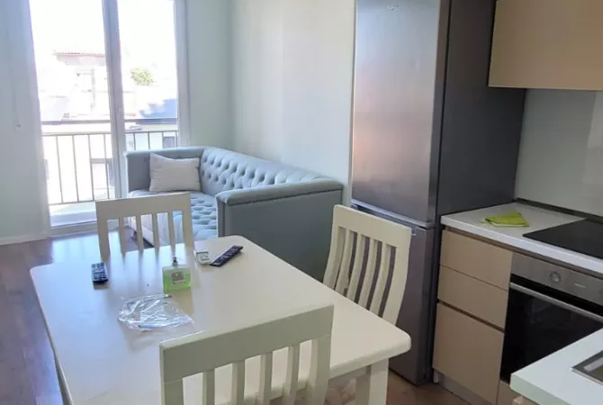 Shtepi me qera Apartament ne Tirane, 1+1, Mobilimi E mobiluar, Pagesa 550  Euro.