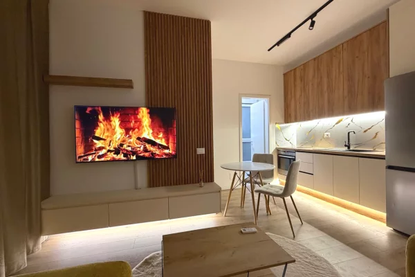 Shtepi me qera Apartament ne Tirane, 1+1, Mobilimi E mobiluar, Pagesa 400  Euro.