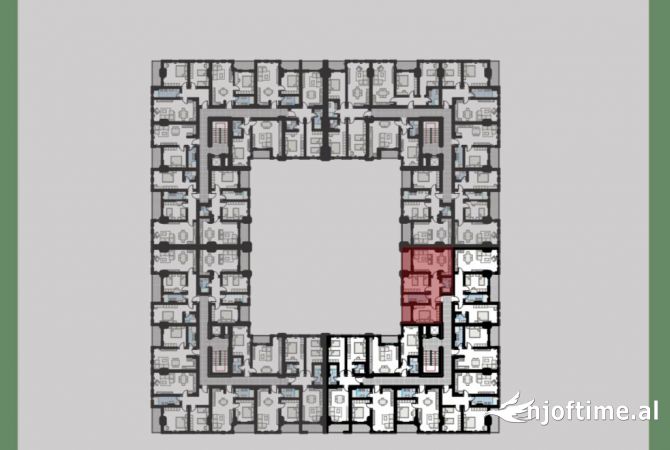 Shtepi ne shitje Apartament ne Tirane, 2+1, Mobilimi Bosh, pa mobiluar, Pagesa 116,500  Euro.