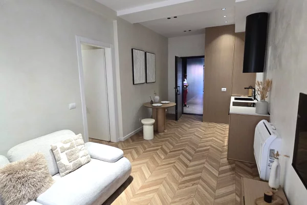 Shtepi ne shitje Apartament ne Tirane, 1+1, Mobilimi E mobiluar, Pagesa 210,000  Euro.