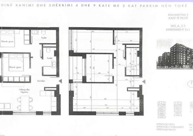 Shtepi ne shitje 2+1 ne Tirane - 115,000 Euro