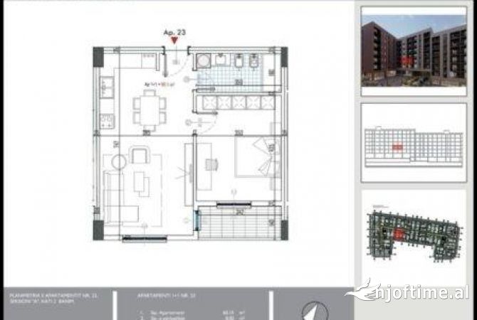 Shtepi ne shitje 1+1 ne Tirane - 60,000 Euro