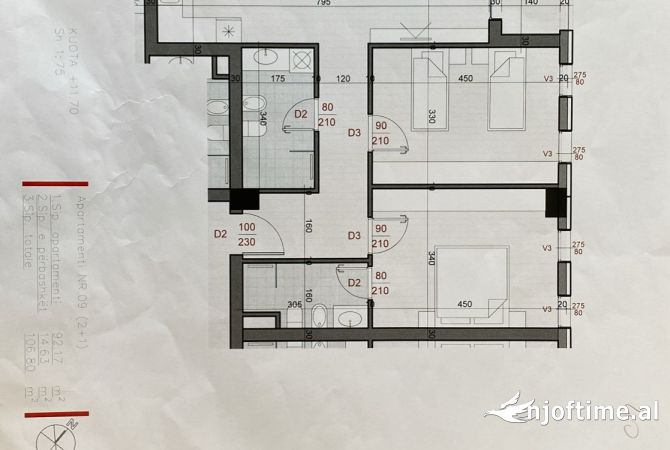 Shtepi ne shitje 2+1 ne Tirane - 165,000 Euro