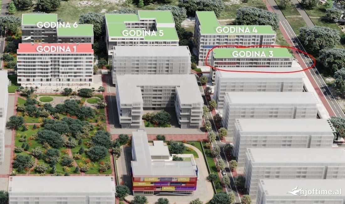 Shtepi ne shitje Apartament ne Tirane, 1+1, Mobilimi Bosh, pa mobiluar, Pagesa 65,000  Euro.