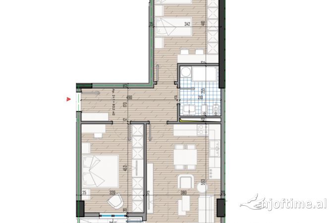 Shtepi ne shitje 2+1 ne Tirane - 79,390 Euro