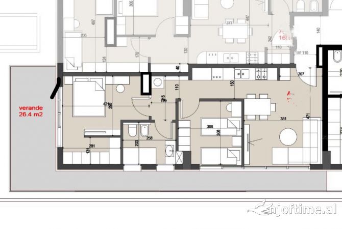 Shtepi ne shitje 2+1 ne Tirane - 87,600 Euro