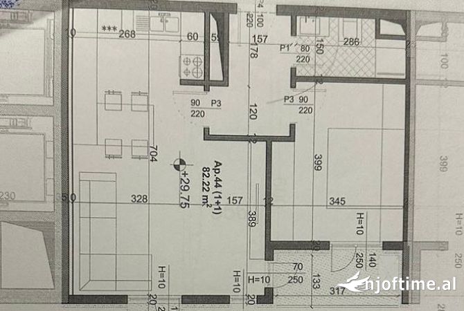 Shtepi ne shitje 1+1 ne Tirane - 115,110 Euro