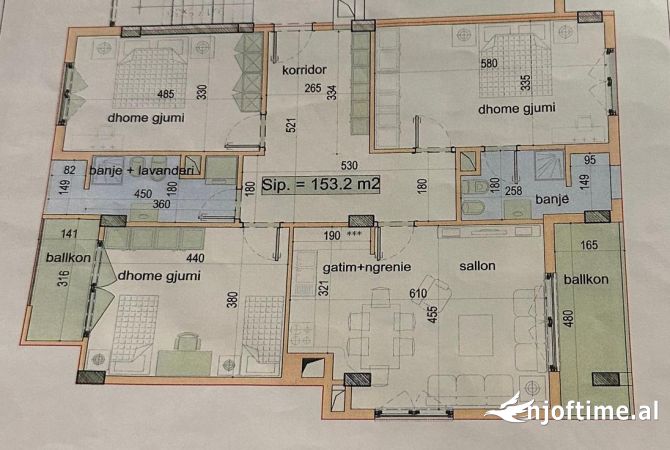 Shtepi ne shitje 3+1 ne Tirane - 265,000 Euro