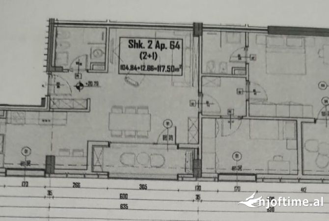 Casa in vendita 2+1 a Tirana - 160,000 Euro