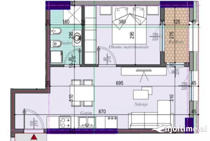 Casa in vendita 1+1 a Tirana - 78,750 Euro